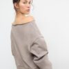 Basic Off-The-Shoulder Sweatshirt