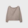 Basic Off-The-Shoulder Sweatshirt
