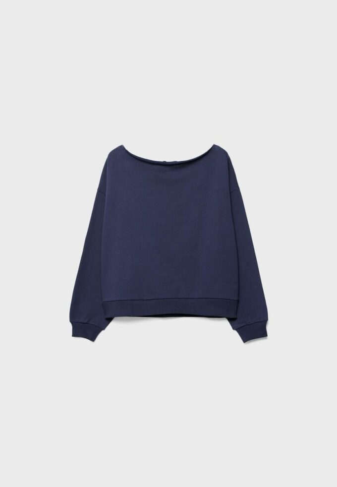 Basic Off-The-Shoulder Sweatshirt Basic Off-The-Shoulder Sweatshirt
