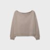 Basic Off-The-Shoulder Sweatshirt