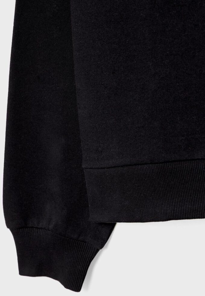 Basic Off-The-Shoulder Sweatshirt