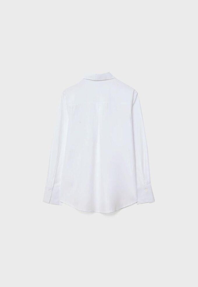Basic Poplin Shirt with Pocket Basic Poplin Shirt with Pocket