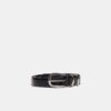 Basic Shimmery Leather Effect Belt