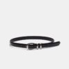 Basic Shimmery Leather Effect Belt