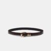 Basic Shimmery Leather Effect Belt