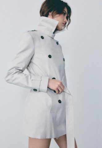 Basic Short Trench Coat