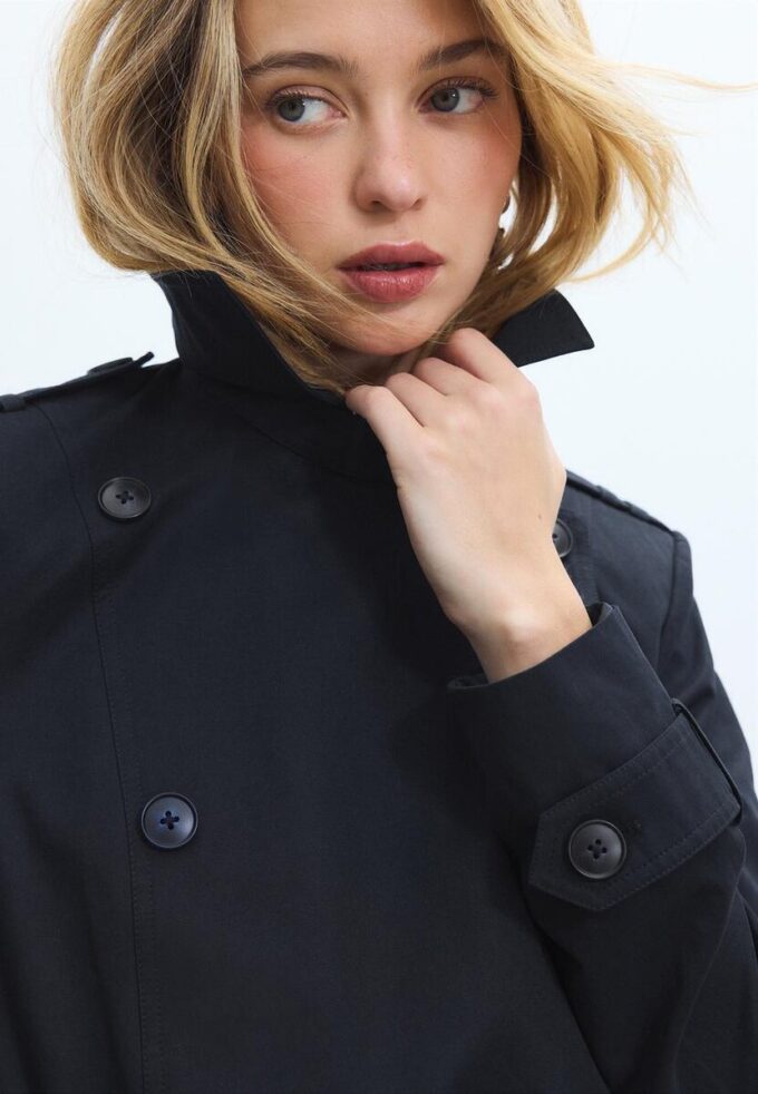 Basic Short Trench Coat
