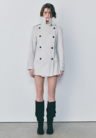 Basic Short Trench Coat