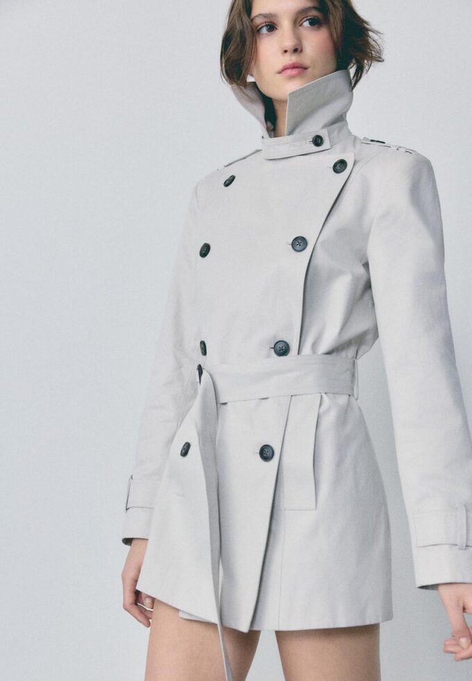 Basic Short Trench Coat