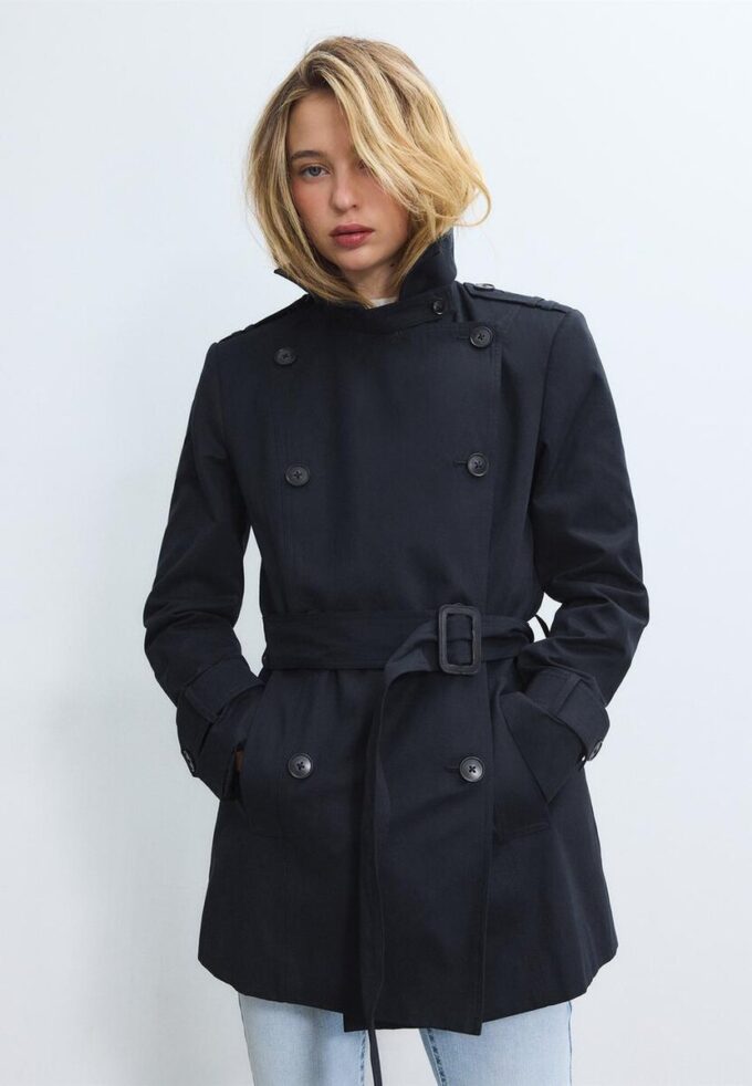 Basic Short Trench Coat