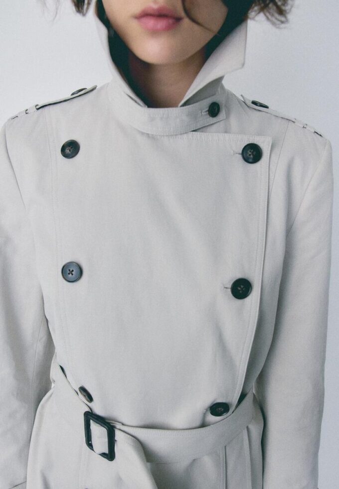 Basic Short Trench Coat