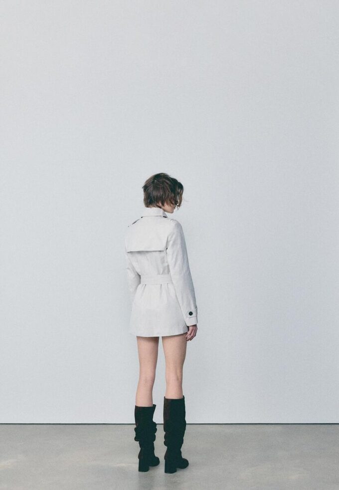Basic Short Trench Coat