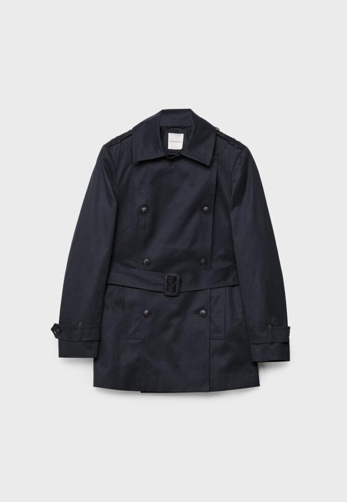 Basic Short Trench Coat