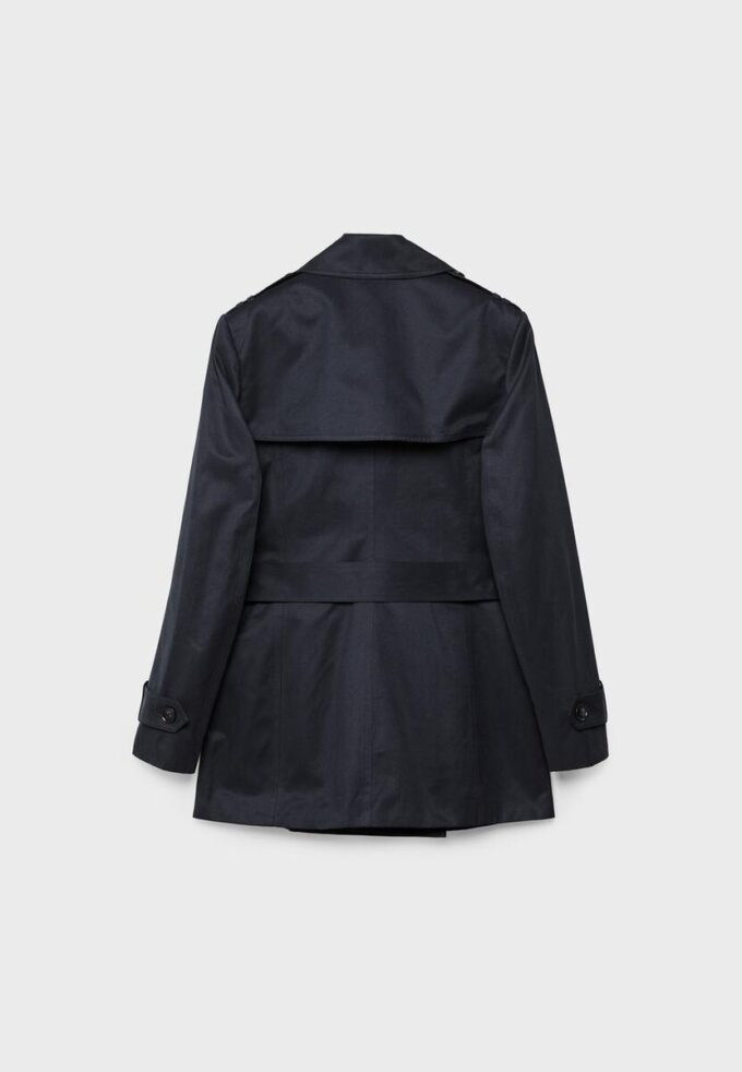 Basic Short Trench Coat