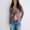 Basic Striped Fitted Shirt Basic Striped Fitted Shirt
