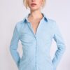 Basic Striped Fitted Shirt Basic Striped Fitted Shirt