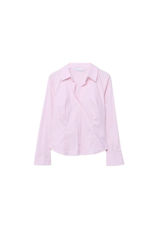 Basic Striped Fitted Shirt