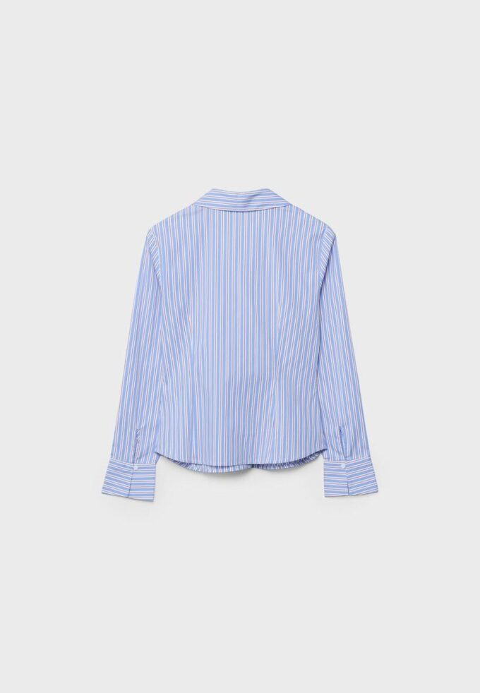Basic Striped Fitted Shirt