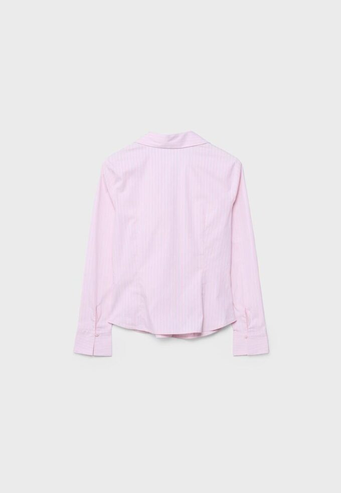 Basic Striped Fitted Shirt