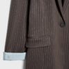 Basic Striped Knit Blazer