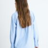 Basic Striped Poplin Shirt with Pocket