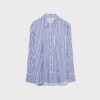 Basic Striped Poplin Shirt with Pocket Basic Striped Poplin Shirt with Pocket