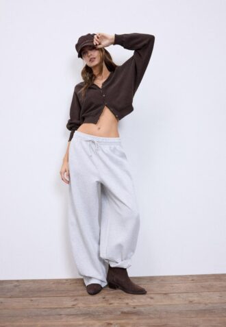 Batwing Sleeve Knit Cardigan