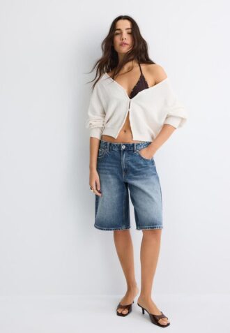 Batwing Sleeve Knit Cardigan