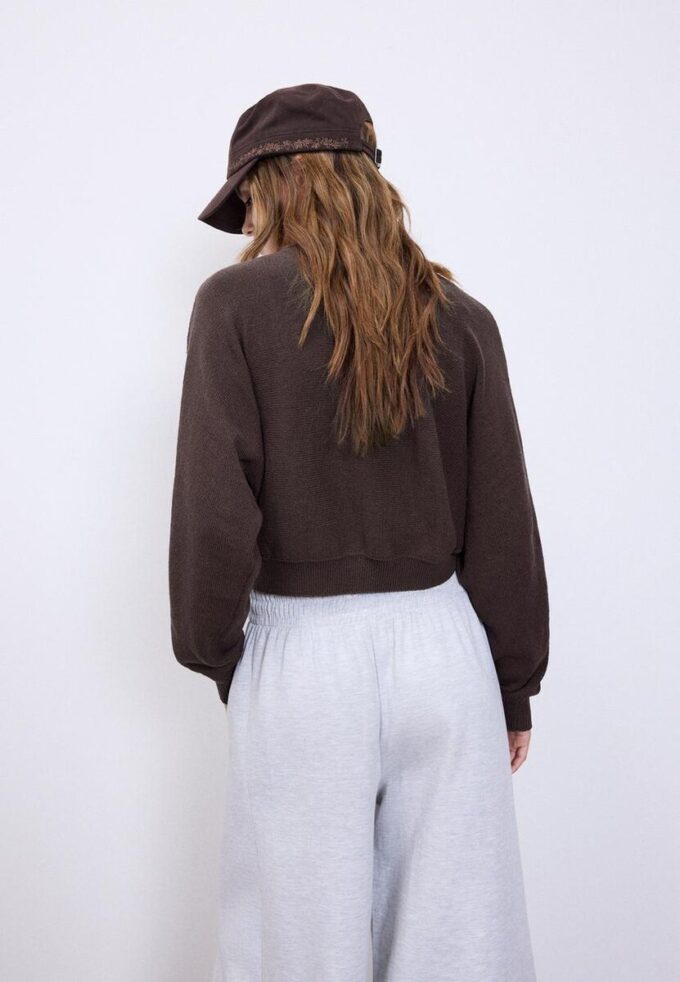 Batwing Sleeve Knit Cardigan Batwing Sleeve Knit Cardigan