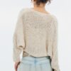 Batwing Sleeve Knit Cardigan with Tie