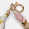 Beaded Calla Lily Flower Keyring Beaded Calla Lily Flower Keyring