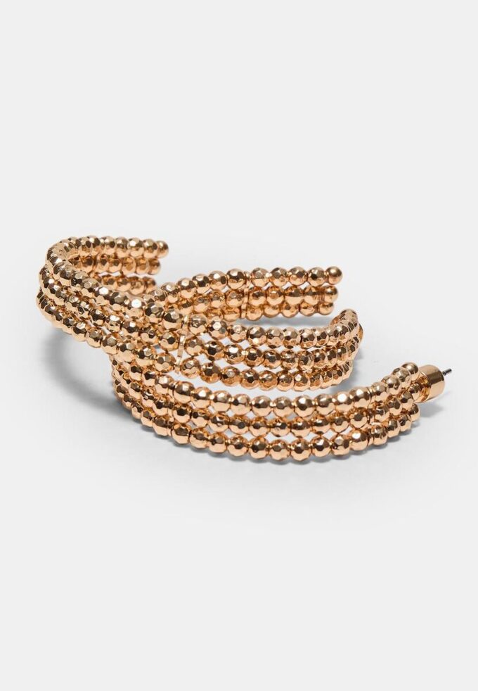 Beaded Hoop Earrings Beaded Hoop Earrings