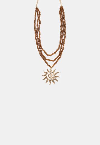 Beaded Sun Necklace