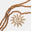 Beaded Sun Necklace Beaded Sun Necklace
