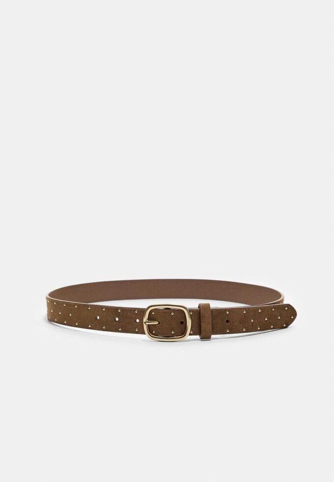 Belt with Gold Studs