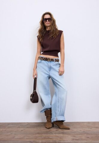 Belt with Irregular Multi-Studs