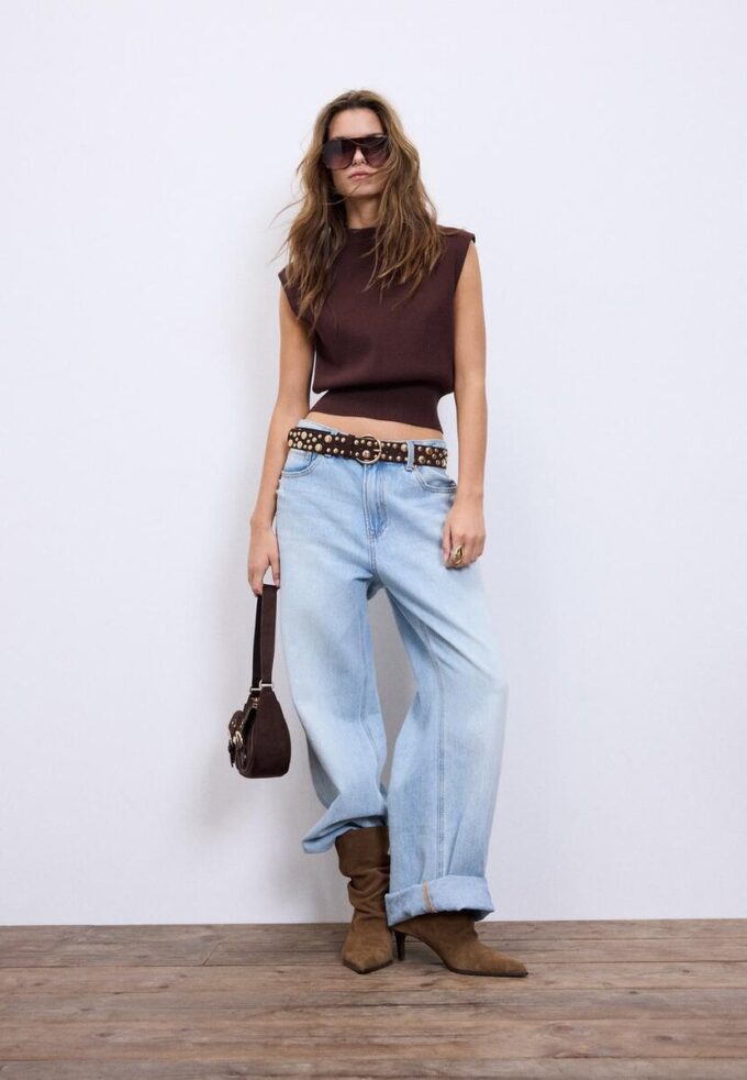Belt with Irregular Multi-Studs