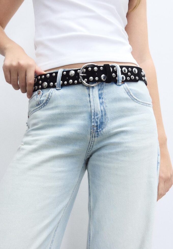 Belt with Irregular Multi-Studs