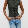 Belt with Metallic Eyelets