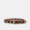 Belt with Metallic Eyelets