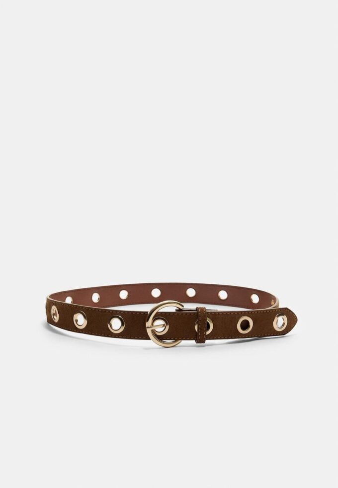 Belt with Metallic Eyelets