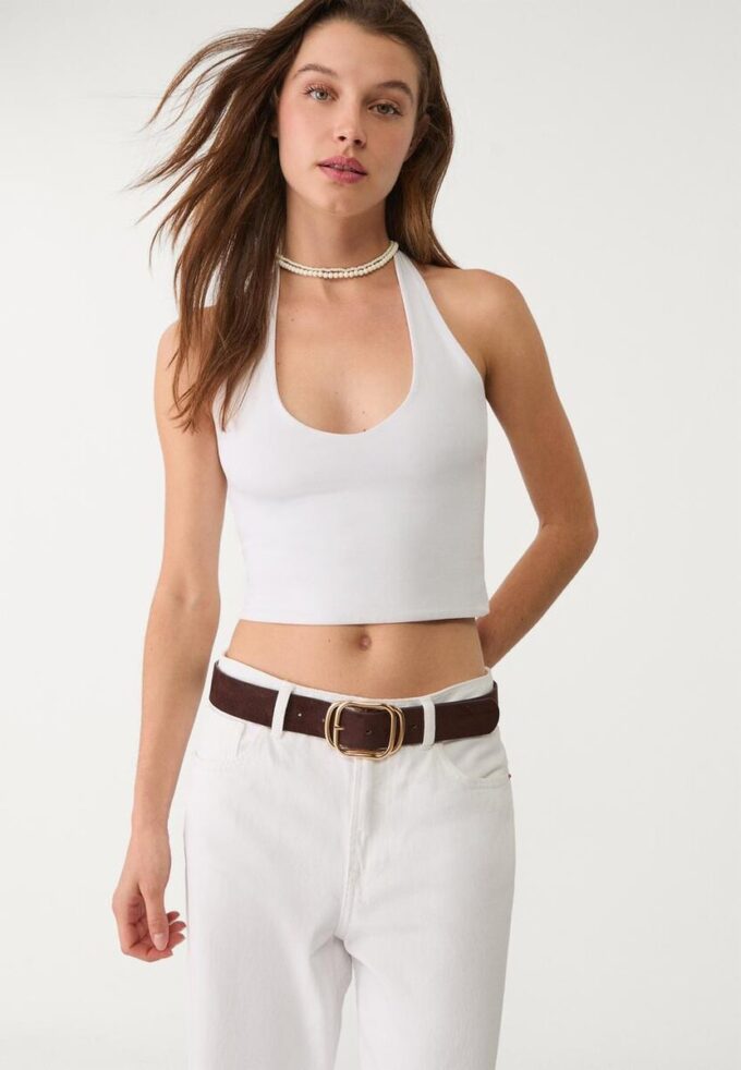 Belt with Superimposed Buckle