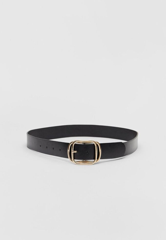 Belt with Superimposed Buckle