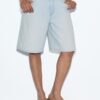 Belted Denim Bermuda Shorts Belted Denim Bermuda Shorts