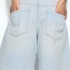 Belted Denim Bermuda Shorts Belted Denim Bermuda Shorts