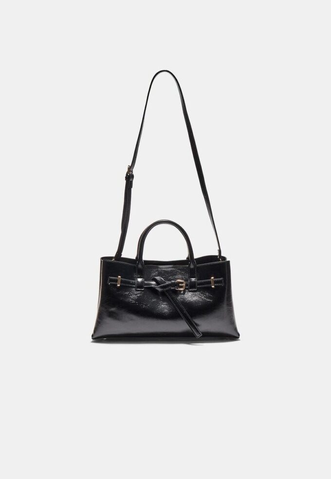 Belted Tote Bag