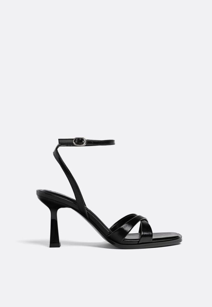 Black Heeled Sandals