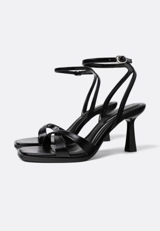 Black Heeled Sandals