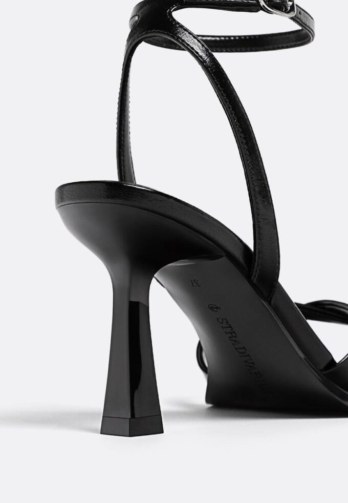 Black Heeled Sandals