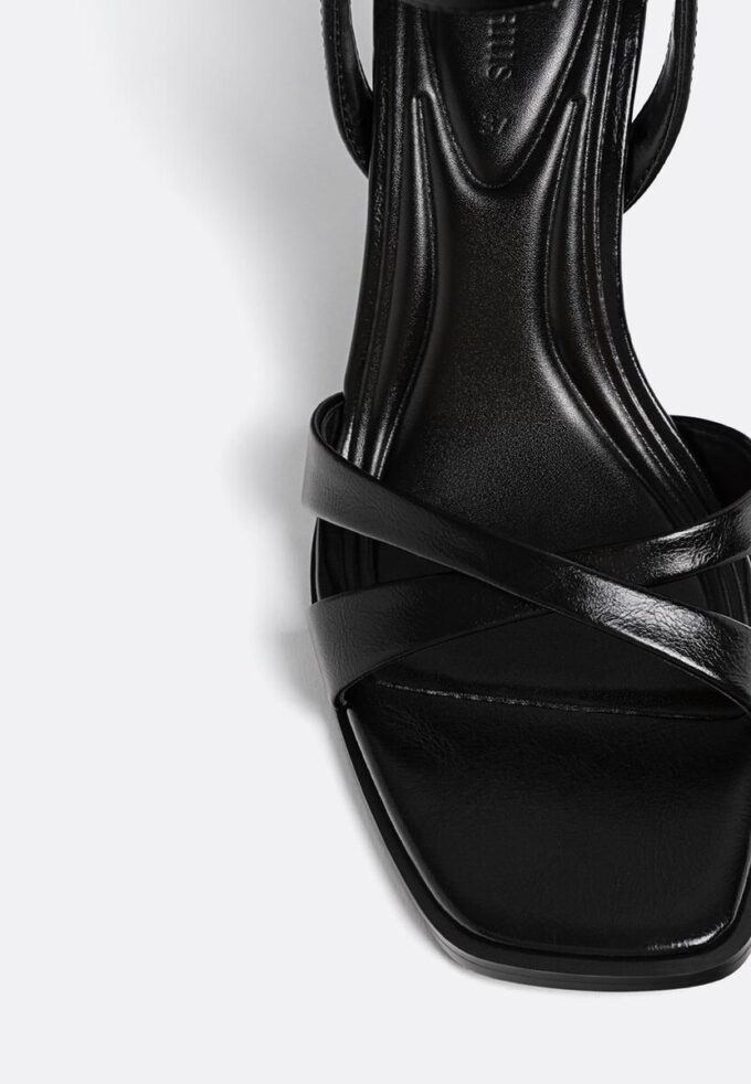Black Heeled Sandals